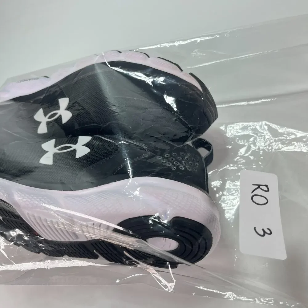 Under Armour UA Charged Assert 9 Black Running Shoes 3024857-001 Men's Size 8 4E